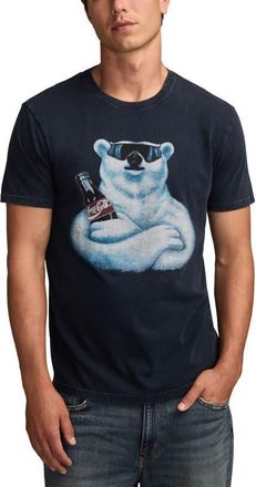 Lucky Brand Coca-Cola Polar Bear Cotton Graphic T-Shirt in Peacoat at Nordstrom, Size Xx-Large