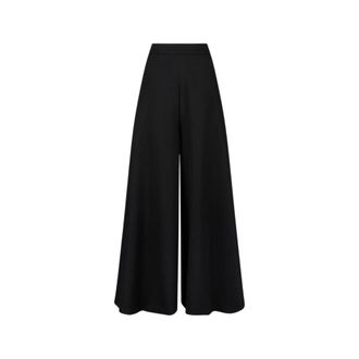 Roberto Cavalli Fluid Trousers - female - Roberto Cavalli - Wide Trousers - Black - XS - Trousers