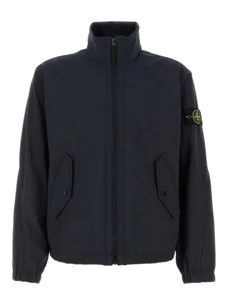 Stone Island Zip Jacket Navy Blue