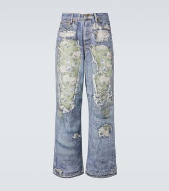 Acne Studios 1981 trompe loeil wide-leg jeans
