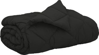 vidaXL Edred&oacute;n De Verano 200 X 200 Cm Verano 200 Gsm Negro Vidaxl