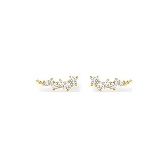Thomas Sabo Oorclimber met zirkonia - Dames - Oorbellen - Geel - ONE Size - Accessoires