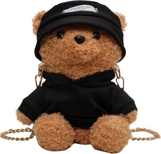 Generic Cute faux plush shoulder bag for autumn and winter