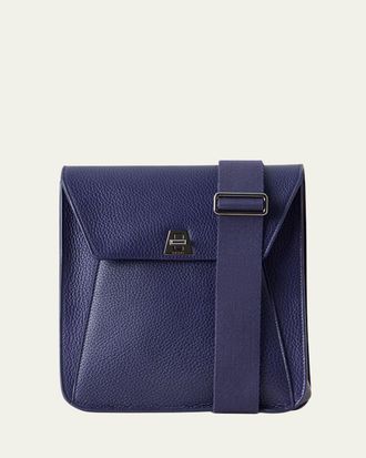 Akris Anouk Small Leather Messenger Bag