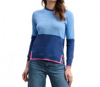 Hatley Olivia Sweater In Blue Color Block