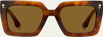 Etro Square Acetate Sunglasses