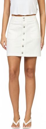 Dear John Denim Quinn Denim Skirt In White