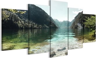 OEM Cuadro Sobre Lienzo Italiano De 100 X 50 Cm, Pent&aacute;ptico - Estilo Cl&aacute;sico - Naturaleza Cuadro Sobre Lienzo Italiano De 200 X 100 Cm, Pent&aacute;ptico - Estil