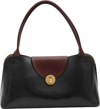 Versace Schoudertas - Dames - Handtassen - Zwart - ONE Size - Leer - Tassen