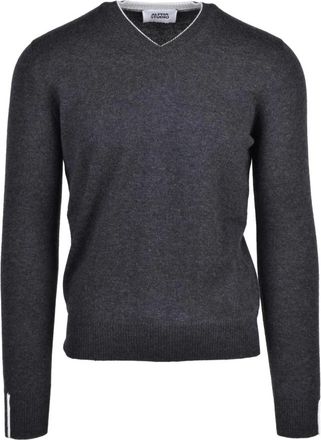 Alpha Studio Truien & Vesten, Heren, Zwart, 2Xl, Wol, Pullover met V-hals