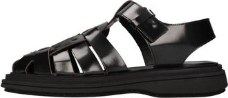 The Antipode Igor 434 Sandaal - Heren - Sandalen - Zwart - 44 EU - Leer - Schoenen
