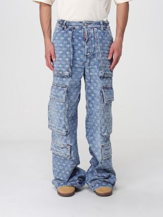 Dsquared2 Jeans cargo in denim con logo