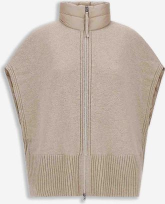 Herno Poncho Resort Knit