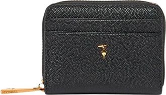 Trussardi Cameo Portemonnee met rits - Dames - Portefeuilles - Zwart - ONE Size - Leer - Accessoires