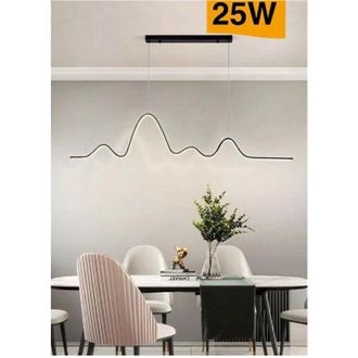 Trade Shop Trade Shop - Apoyo Led 25w Modern Onda Sfalsata Luz 4000k 6500k 3000k B73n