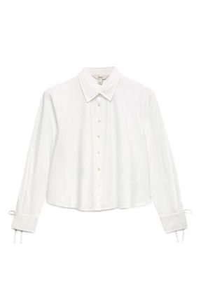 M&S Collection Swing Shirt in Soft White at Nordstrom, Size 14