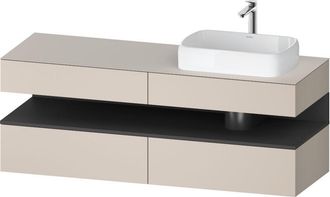 Duravit Qatego Consola Mueble Bajo Lavabo, 2 Extensiones, 2 - Duravit