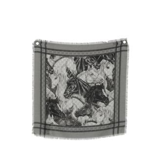 Gucci GG Supreme Horse-print Scarf