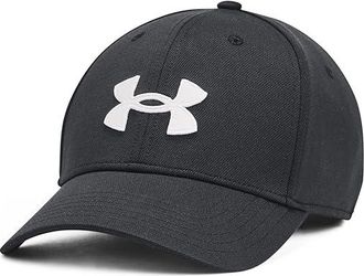 Under Armour Blitzing Mens Hat Adjustable Caps Black/White, Elastic/Polyester