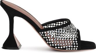 Amina Muaddi Lupita Crystal Sandals