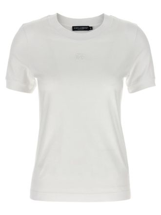 Dolce & Gabbana Logo Embroidery T-Shirt