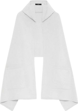 Max Mara Jassen, Dames, Wit, ONE Size, Capes
