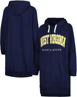Gameday Couture Womens Gameday Couture Navy West Virginia Mountaineers Take a Knee Raglan Hooded Sweatshirt Dress at Nordstrom, Size Small