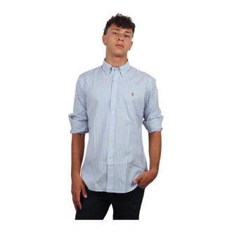 Ralph Lauren Heren, Overhemden, Blauw, Maat: 2XL Katoen