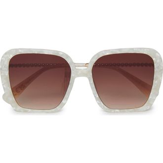 Lele Sadoughi Athens Oversized Sunglasses in Mother Of Pearl 001 at Nordstrom