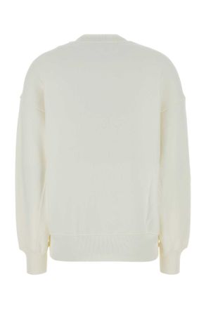 Autry Womens Sweatshirt White Cotton Sweater