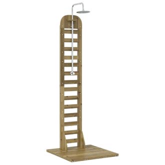 vidaXL Ducha Exterior 223 Cm Natural Vidaxl