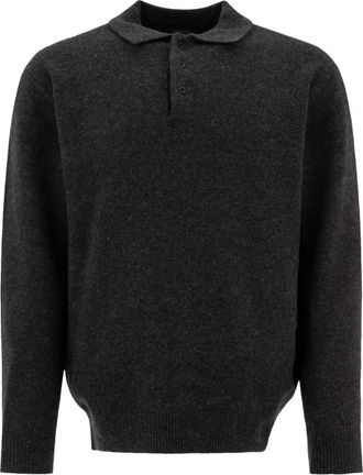 Beams Plus Polo in lana - Grigio