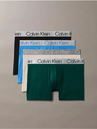 Calvin Klein Mens Chromatic 4-Pack Trunk - Multi - XL
