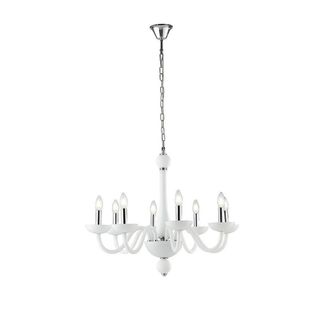 Netlighting ALFIERE 8 Light Chandeliers White 74x59cm | Size: 74x59 cm