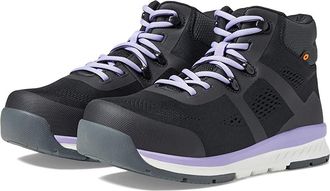 Bogs Sandstone Knit Mid TR Composite Safety Toe Womens Shoes Black : 9.5 B - Medium, Textile