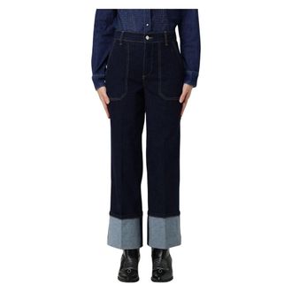 Liu Jo Dames, Jeans, Blauw, Maat: W32 Katoen