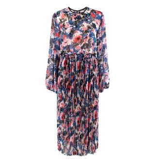 Misa Multi-coloured Floral Pattern Dress Size S
