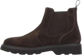 Woolrich Chelsea Boot - Heren - Chelseaboots - Bruin - 44 EU - Su&egrave;de - Schoenen