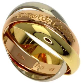 Cartier Yellow Gold (18K) Pink Gold (18K) White Gold (18K) Band Ring (Pre-Owned)