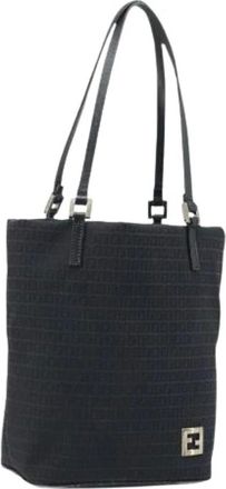 Fendi Pre-owned Tote Bags, female, Black, Size: ONE SIZE Pre-owned Vintage Tote Bag
