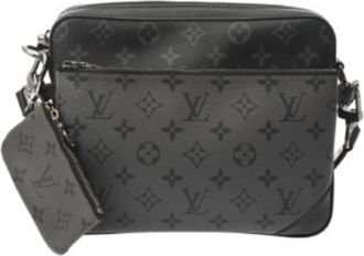 Louis Vuitton Gray Monogram Eclipse Monogram Eclipse Shoulder Bag (Pre-Owned)