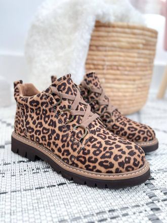 Corkys Footwear Womens Chunky Boots In Leopard