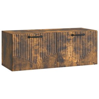 vidaXL Mueble Para Tv De Pared Roble Ahumado 78,5 X 31 X 30 Cm Vidaxl