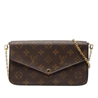 Louis Vuitton Pre-owned Cross Body Bags, female, Brown, Size: ONE SIZE Pre-owned Pochette Felicie