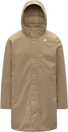K-Way Parkas - Heren - Parka Jassen - Beige - 3XL - Jassen