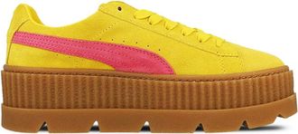 Puma x Rihanna Fenty Cleated Creeper Womens Yellow Trainers Leather (archived) - Size UK 4
