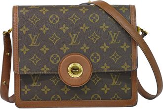 Louis Vuitton Raspail Monogram Canvas Brown Canvas Handbag (Pre-Owned)