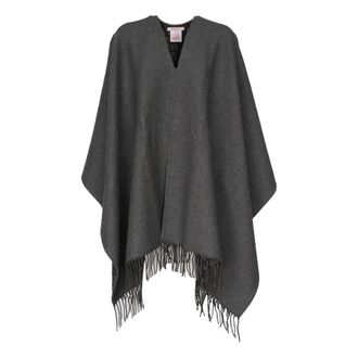 Valentino Garavani Ponchos, female, Gray, ONE SIZE, Toile Iconographe Capes