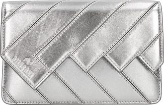 Missoni Wave Portemonnee met Ketting - Dames - Schoudertassen - Grijs - ONE Size - Leer - Tassen