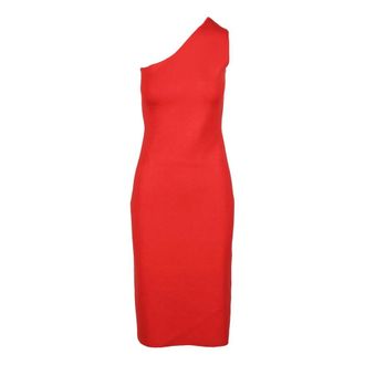Sportmax Dames, Jurken, Rood, Maat: XS Viscose